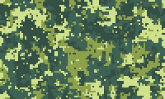 Abstract digital camouflage pattern in pixelated style. Perfect for backgrounds, textures, and militarythemed designs. Evokes themes of concealment, strategy, and modern warfare. vector