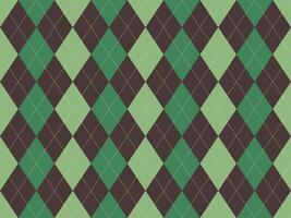 Elegant argyle pattern in calming greens and browns. Perfect for backgrounds, textiles, or apparel design. A timeless geometric texture conveying sophistication and style. vector