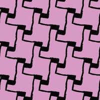 Abstract Geometric Pattern in Lavender and Black vector