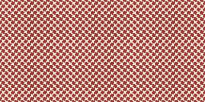 Elegant red and cream houndstooth pattern. Perfect for textile design, website backgrounds, or adding a touch of sophisticated texture to your projects. vector
