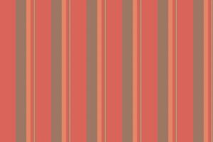 Vibrant vertical stripes in warm coral, peach, and taupe create a sophisticated, modern pattern. vector