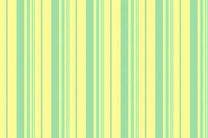 Mge lines seamless vertical, scrapbook textile texture stripe. Real fabric pattern background in yellow and teal colors. vector