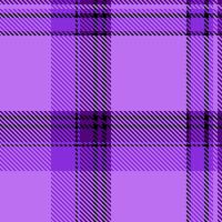 Vibrant purple and black plaid pattern. Perfect for textile design, fashion, or website backgrounds. This bold, geometric design evokes a sense of modern style and energy. vector