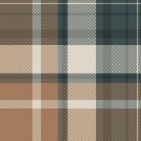 Variation check fabric seamless, random background tartan texture. Glamor plaid textile pattern in orange and pastel colors. vector