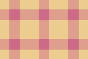 Stationary fabric textile texture, amazing check plaid seamless. Floor tartan background pattern in amber and red colors. vector