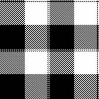Youth pattern texture check, length plaid background. Internet tartan seamless fabric textile in black and white colors. vector