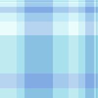 Tie background pattern tartan, linear plaid seamless. Blanket texture fabric textile check in light and cyan colors. vector
