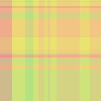 Soft check background seamless, mature pattern texture. Self plaid fabric textile tartan in yellow and lime colors. vector