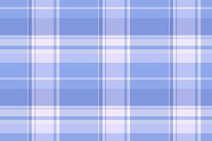 Stripped check textile seamless, faded plaid background. Ethnic tartan texture fabric pattern in light and blue colors. vector