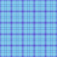 Menswear fabric check , long pattern background textile. Cotton texture plaid tartan seamless in cyan and indigo colors. vector