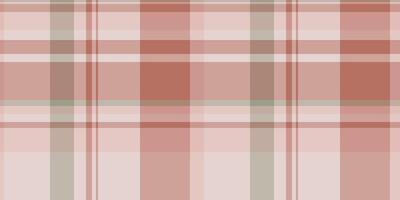 Art background tartan, nyc textile check fabric. Attire texture seamless pattern plaid in light and red colors. vector