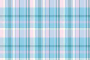 India seamless fabric, expressive plaid textile texture. Collection tartan check pattern background in light and cyan colors. vector