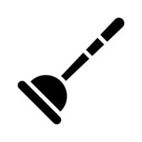 Toilet Plunger icon Plunger sign. for mobile concept and web design. illustration on white background vector