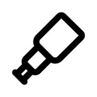Telescope icon. sign for mobile concept and web design. illustration vector