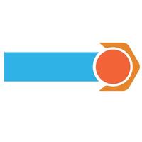 Lower Third label name Banner vector