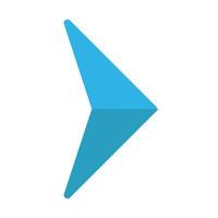 Navigation Arrow Icon vector