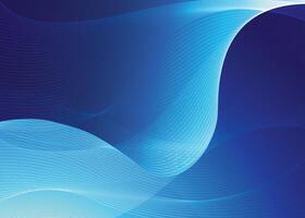 Abstract Blue Wave Design with Flowing Gradient and Soft Texture vector