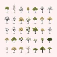 Charming Black and White Botanical Designs with a Timeless Look vector