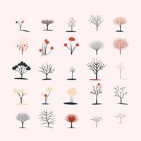 Intricate Botanical Hand-Drawn Artwork with Elegant Details vector