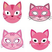 Cute Faces Collection vector