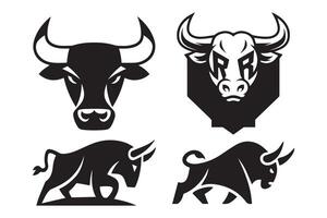 Logo based on bull vector