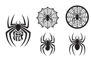 Spider based logo vector