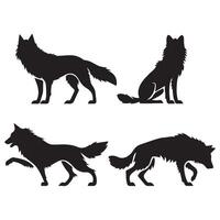 Logo based on wolf vector
