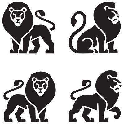 Lion logo design