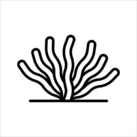 algae Icon. Symbol isolated white background. illustration. color editable. vector