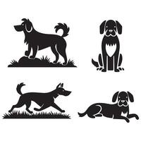 Logo based on dog vector