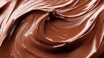 Creamy chocolate spread with smooth texture and rich color, perfect for desserts and snacks. Indulge in its deliciousness photo