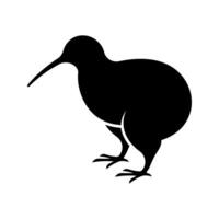 Kiwi bird Icon , Kiwi bird silhouette icon. vector