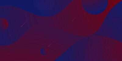 Abstract wave purple and red dark gradient 3D background. Simple elegant wave pattern concept. vector