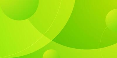 Abstract colorful bright green 3D background. Circle pattern geometric design. vector