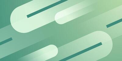 Abstract 3D dynamic green 3D background. Overlap shapes pattern trendy design. vector