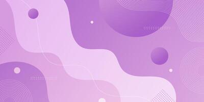 Abstract minimal colorful purple 3D background. Simple geometric wave pattern design. vector
