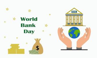 Two Open Palms With Lungs on Top With Bank On Top vector