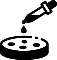 Line style icon of lab petri dish test vector