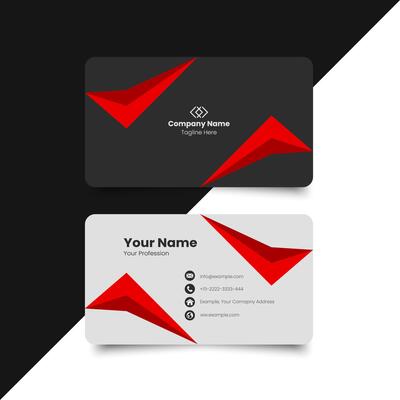 Simple minimal corporate business card layout. creative modern name card and business card. Clean Design. corporate design template, Clean professional business template, visiting card. elegant print