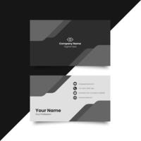 Simple minimal corporate business card layout. creative modern name card and business card. Clean Design. corporate design template, Clean professional business card template, visiting card. elegant vector