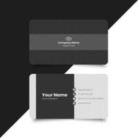 Simple minimal corporate business card layout. creative modern name card and business card. Clean Design. corporate design template, Clean professional business template, visiting card. vector