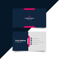 Corporate business card layout. creative modern name card and business card. Clean Design. corporate design template, Clean professional business template, visiting card. elegant vector
