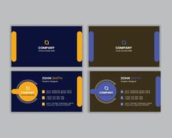 creative business card and name card horizontal simple vector