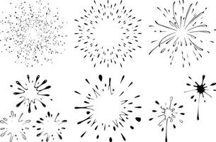 3. Artistic Ink Splash and Spray Bundle High Quality Abstract Splatter Collection vector