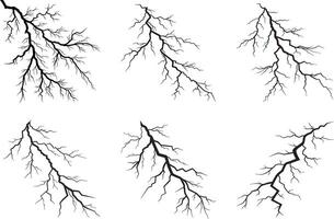 Cracked Earth with Thunderbolt Veins in High Res Texture Bundle vector