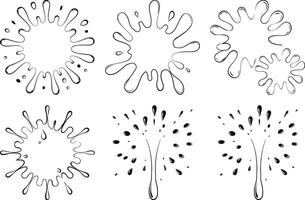1. Abstract Ink Splash and Spray Bundle High Quality Artistic Splatter Collection vector