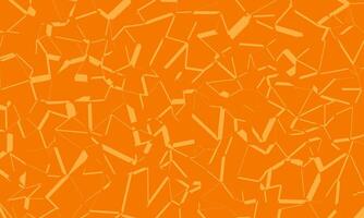 Decorative colored chaotic line pattern. Orange abstract background with polygons. vector
