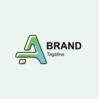 Modern Fun alphabet letters font logo design for company style street vector