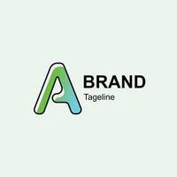 Modern Fun alphabet letters font logo design for company simple vector
