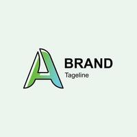 Modern Fun alphabet letters font logo design for company active vector